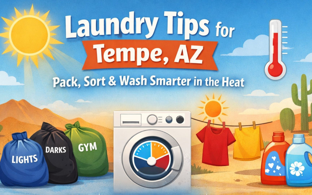 How to Pack, Sort, and Wash Laundry Efficiently in Upcoming Tempe’s Climate