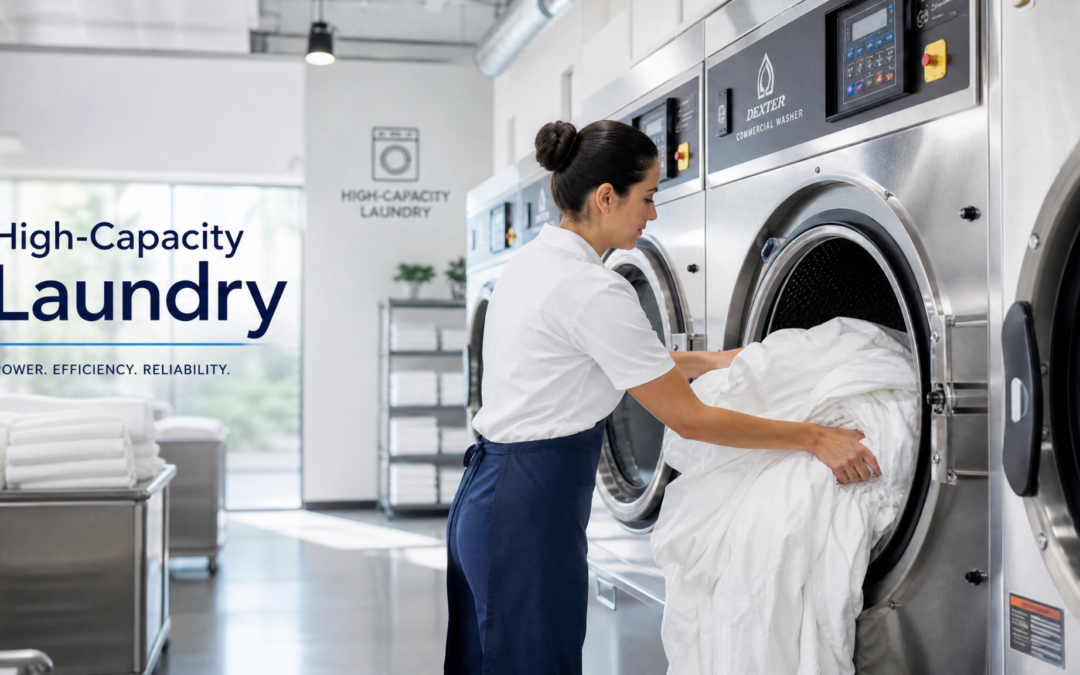 How High-Capacity Machines Improve Commercial Laundry Services