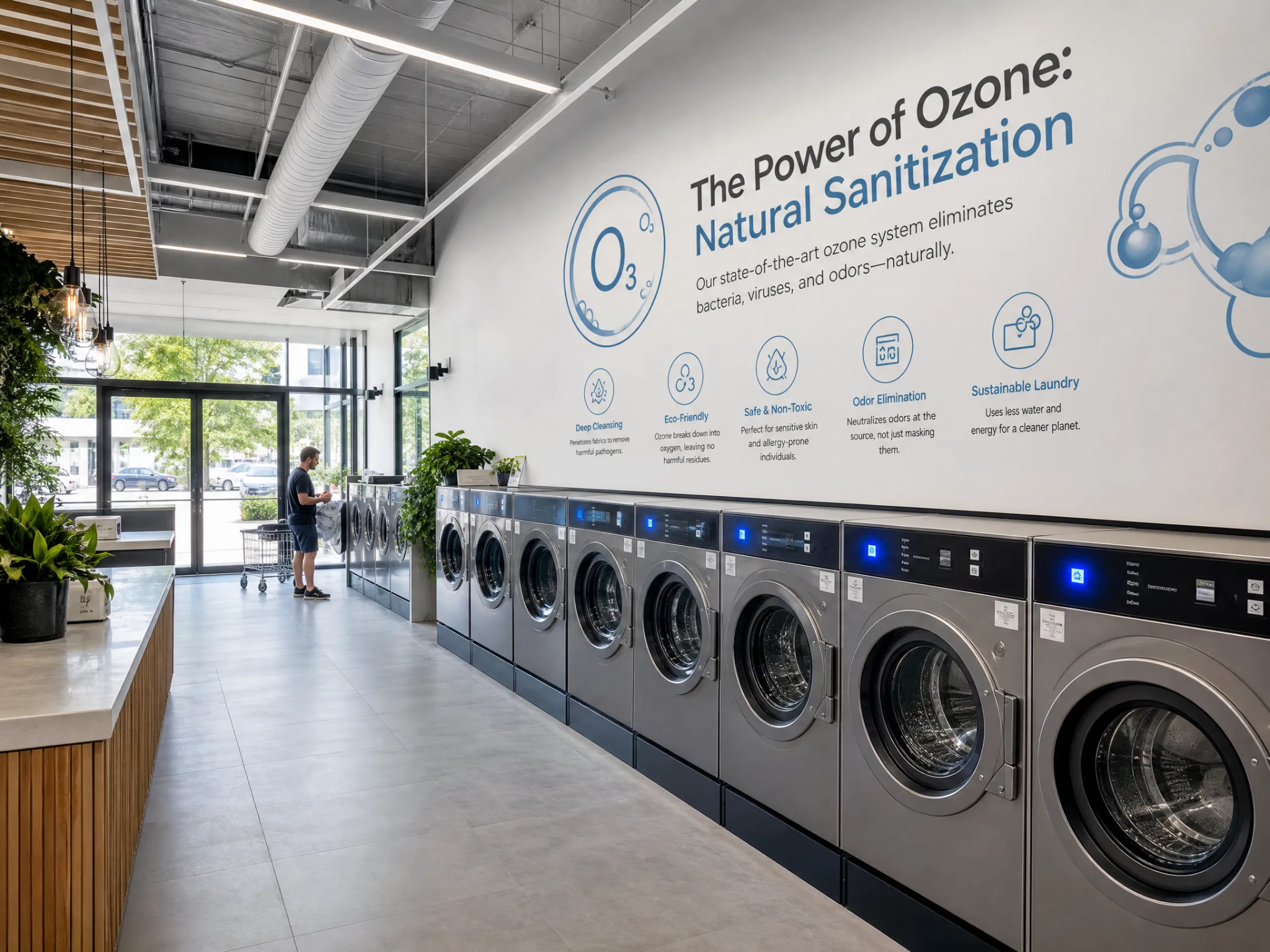 Ozone Water Treatment in Laundry Services