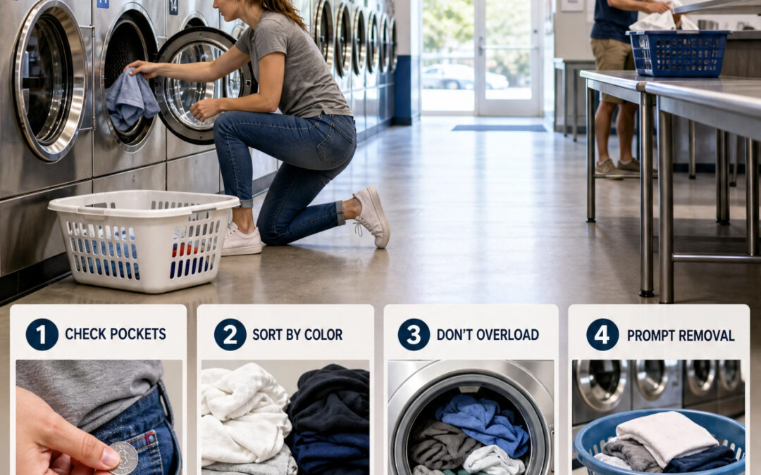 Self-Service Laundromat Etiquette & Tips for First-Time Users